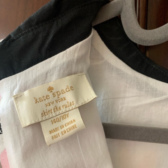 Kate Spade Girls Lipstick Dress (size 10) - Picture 3 of 4